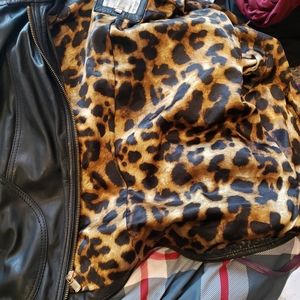 A laundry womens L Leather jacket